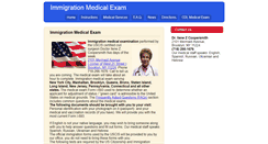 Desktop Screenshot of immigration-medicalexam.com